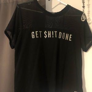 Black t shirt, 8$, size S